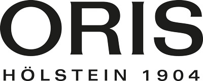 Logo mit dem Text "ORIS HÖLSTEIN 1904" in schwarzen Großbuchstaben auf weißem Hintergrund.